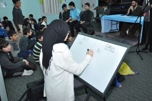 sunday Hussaini school students
